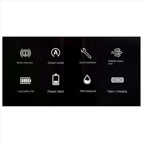 Conjunto de 4 lanternas traseiras para bicicleta, com sensor de freio automático inteligente, recarregáveis e à prova d'água. 2