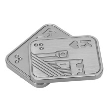 Magnetyczne metalowe zabawki Fidget do łagodzenia stresu, suwak pokerowy z wyraźnym dźwiękiem i dwurzędową magnetyczną szyną, trwała zabawka