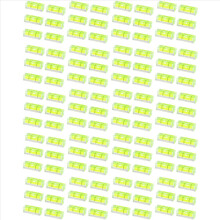 Conjunto de 120 Mini Níveis de Bolha Quadrados de 10x10x29mm para Molduras de Parede, Expositores de Arte, Pendurar Quadros, Tripés de RV