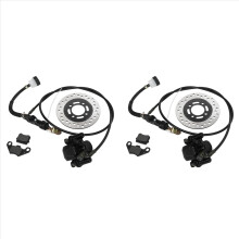 2x Remblokken Schijfremset Schijfremset Remblokken Schijfrotor voor 50cc 110cc 125cc 150cc 200cc 250cc
