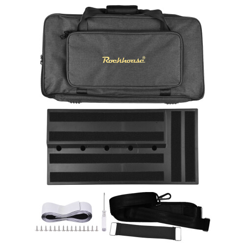 Rockhouse Gitarren-Pedalboard, doppelseitiges