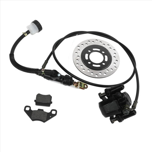 Kit com 2 pastilhas e discos de freio para motos de 50cc, 110cc, 125cc, 150cc, 200cc e 250cc. 2