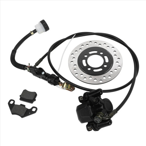 Kit com 2 pastilhas e discos de freio para motos de 50cc, 110cc, 125cc, 150cc, 200cc e 250cc. 1
