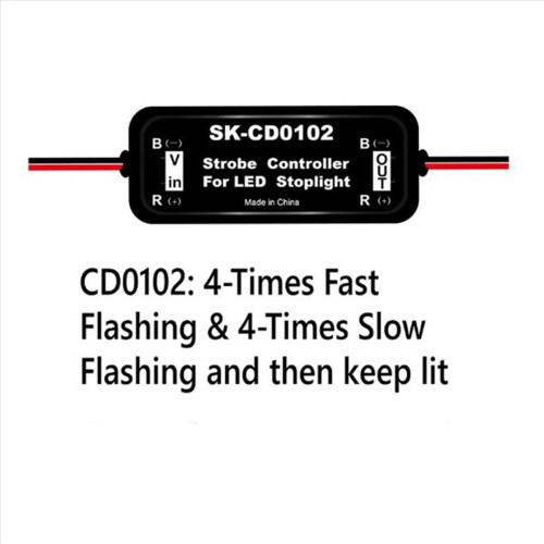 Modulo lampeggiante per luci di stop e freni a LED per auto, 2 pezzi, SK-CD0102 2
