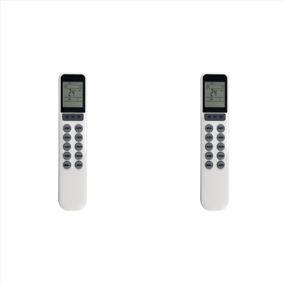 2X Ykr-N/002E Replace Air Conditioner Remote For Aux Fusion Airton Ykr-N/002E Ykr-N/001E -N/301E Ykr-N/401E Ykr-N/301E 4852070764438