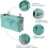Εύκολη εγκατάσταση Κρεμαστή τσάντα αποθήκευσης από καμβά, πολυλειτουργικές 4