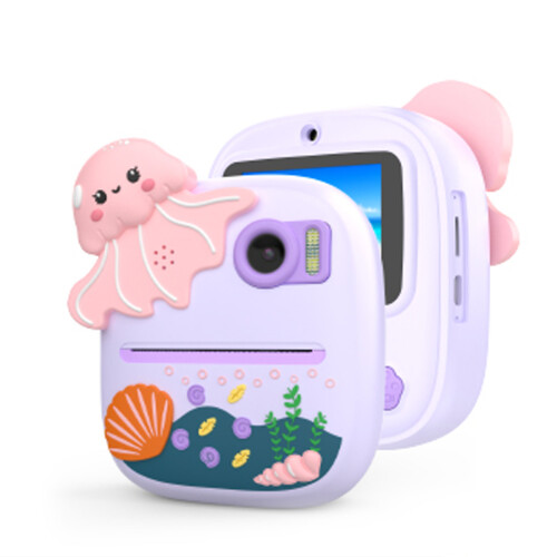 Kinderen Digitale Camera Print voor Kinderen Camera-Paarse kleur 1