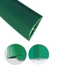 Durable PVC Carpet to Tile Transition Strip for Smooth Flooring Trim, 6m Green, Easy Install