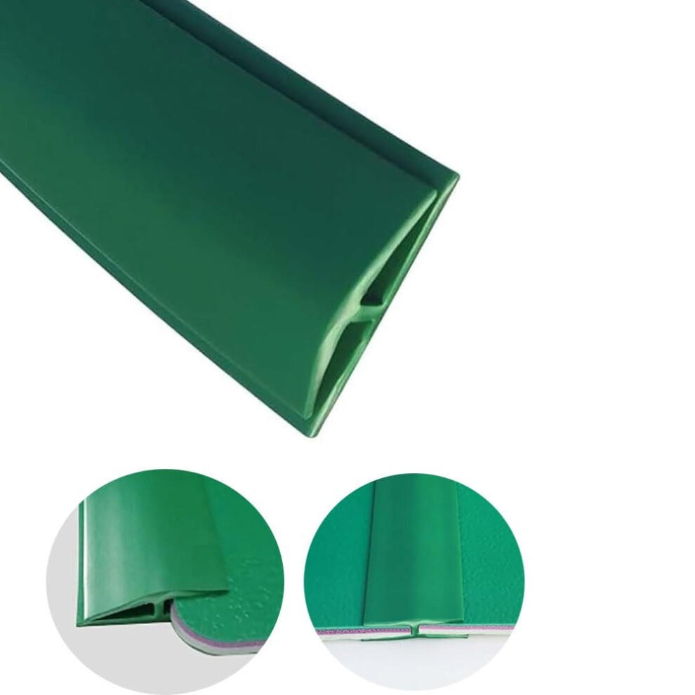 Durable Pvc Carpet To Tile Transition Strip For Smooth Flooring Trim, 6M Green, Easy Install 9426802899733