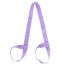 Strap Mata Yoga, Liath, Déanta le Cúram, Iompróir Mata Yoga le Lúba Inchoigeartaithe do Gach Méid Mata, Greim Neamhshleamhain