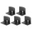 5 PCS Wand Hut Rack Selbstklebende Baseball Hut 2