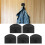 5 PCS Wand Hut Rack Selbstklebende Baseball Hut 11