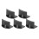 5 PCS Wand Hut Rack Selbstklebende Baseball Hut 10