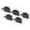 5 PCS Wand Hut Rack Selbstklebende Baseball Hut 4