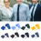 Business-Krawatten-Einstecktuch-Manschettenknopf-Set,-A21 3