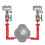 Alle Metall Dual Handheld Hand Grip Tauchen 5