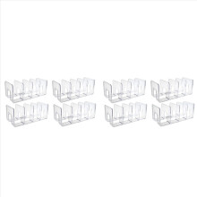Organizador de Bolsas para Armário, Divisórias de Acrílico Transparente, Organizador para 8 Bolsas de Mão, Suporte para Carteiras e Bolsas.