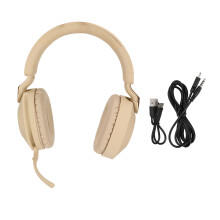 Căști wireless over-ear Bluetooth 5.1HiFi cu sunet stereo cu microfon cu anulare a zgomotului, pliabile, ușoare și confortabile, pentru copii,