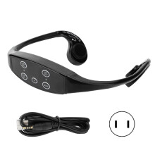 Tragbares Audiogerät für Outdoor-Sportarten, MP3-Player im HD-Brillen-Design mit Knochenleitung, wasserdichter Musikplayer zum Schwimmen, gute