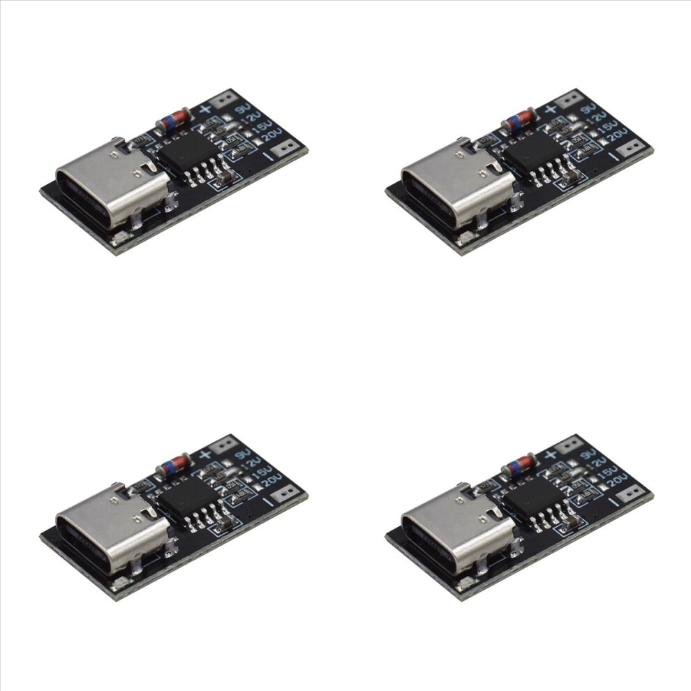 4Pcs Pd/Qc/Afc//Fcp Type-C Decoy Board Usb-C Boost Module Type-C Trigger Polling Detector Power Fast Charging Board 4852070754927