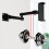 Suporte dobrável de parede para celular e tablet, com ângulo ajustável e sistema de fixação extensível. 6
