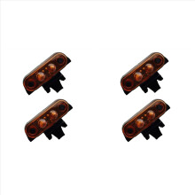 4x Lâmpadas de teto de caminhão 24V para caminhão FH16 FM Luzes de sinalização lateral de caminhão 82116545 21087346 842208821 Luz amarela