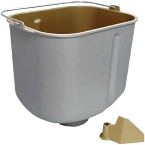 Bread Maker Replacement Pan with Mixing Blade, Nonstick Adjustable 500g–1500g Bread Bucket 2