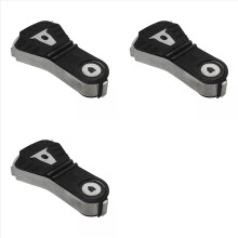3x Motorkoppelsteunbevestiging Achter Onder FB5Z-6068-D 3368 voor Explorer 3.5L Police 3.7L 2016-2019 Rubber