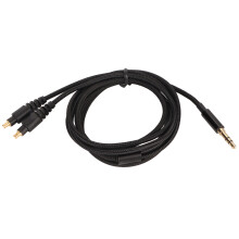 Zamienny kabel audio do rozbudowy, rozdzielacz stereo typu Y, wysokiej jakości dźwięk, pozłacana wtyczka, materiał pleciony, kompatybilność ze