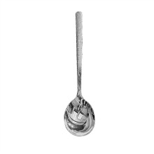 Stainless Steel Soup Spoons Set of 2 with Long Handle for Ramen and Pho, Elegant Minimalist Design