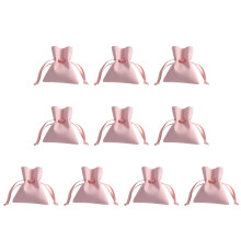 Elegante veelkleurige leren sieradentas, oorbelorganizers-Roze