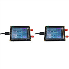 2set Signal Generator with USB Cable Touch Screen ADF4351 35M-4.4G Signal Generator PLL Sweep Generator