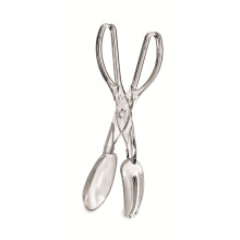 Plastic Salad Tongs Clear Reusable Elegant Gloss Finish for Parties Weddings Catering 48 Pack