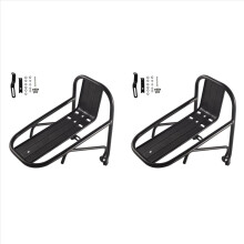 2X Bicycle Front Rack Bicycle Basket Bracket Mountain Bike Front Rack Alloy Front Fork Rack Bicycle Equipment