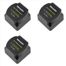 Relé de carga dividida sensível à tensão com isolador de bateria dupla 3X 12V 140A, acessórios para carro, relé VSR para campistas