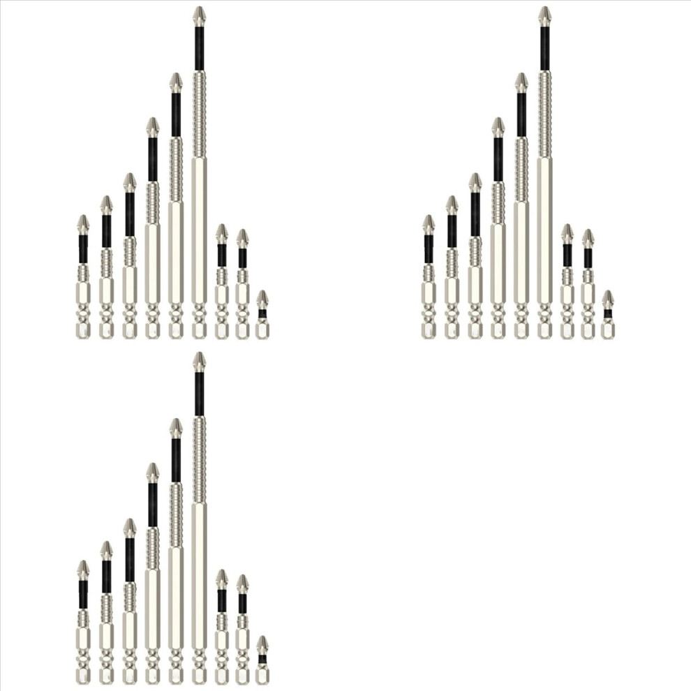 27Pcs Ph2 -Magnetic Screwdriver Bit Anti-Slip Long Drill Bits 25-150Mm For Electric Screwdrivers Hand Drills 4852070753807