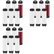 18 stuks 16 oz kruidenknijpflessen, omgekeerde plastic knijpfles voor sauzen, navulbare punt, grote klepdispenser