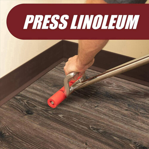 Rolo retrátil reforçado duplo para pisos e paredes, laminados, azulejos e revestimentos de parede, com extensão de até 68,5 cm (27 polegadas). 2