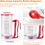 40oz Large Capacity Pancake Batter Dispenser with Squeeze Handle for Mess Baking 2
