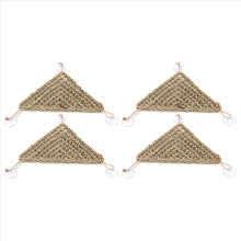 Rettile Lucertola Drago Barbuto Amaca Rettile Paguro Giocattoli Arrampicata Accessori 4 PZ