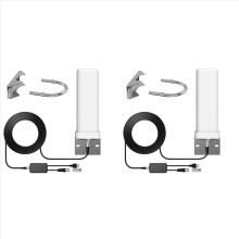 2x hoogwaardige digitale buiten-tv-antenne voor buiten, digitale smart-tv met hoge definitie, 4K 1080P ATSC-versterker voor tv-antennes