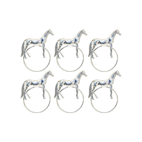 Western Equestrians Serviettenringe mit stehender-Silber