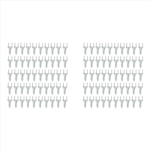 100PCS Seamless Nails Double-Headed Screw Solid Wood Baseboard Seamless Nails Foot Line Special Nails
