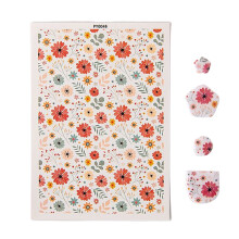 Papier de transfert d'eau d'argile pour boucle d'oreille-PY0048