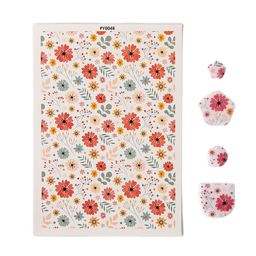 Papier de transfert d'eau d'argile pour boucle d'oreille-PY0048