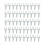 100PCS Seamless Nails Double-Headed Screw Solid Wood Baseboard Seamless Nails Foot Line Special Nails 2