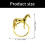 Western Equestrians Serviettenringe mit stehender-Silber 3