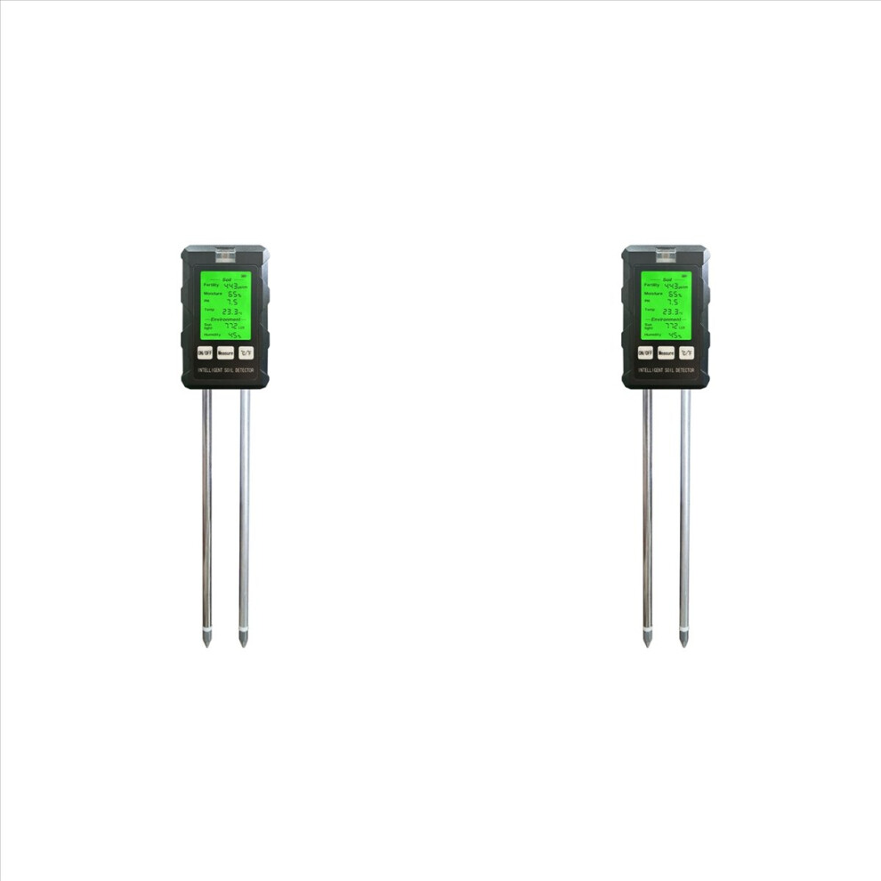 2X 6 In 1 Multifunctional Soil Tester Soil Fertility Ph Temperature Humidity Sunlight Air Moisture Detector 4852070767569