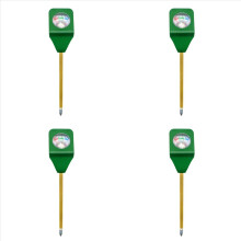 Kit com 4 Mini Medidores de Umidade do Solo para Teste de Umidade, Medidor de Solo para Plantas e Solo - Instrumento de Teste de Umidade