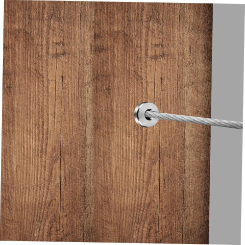 Cable Railing Protector Sleeves for Wood Posts with Weatherproof Wire Rope Hardware for Decks 2